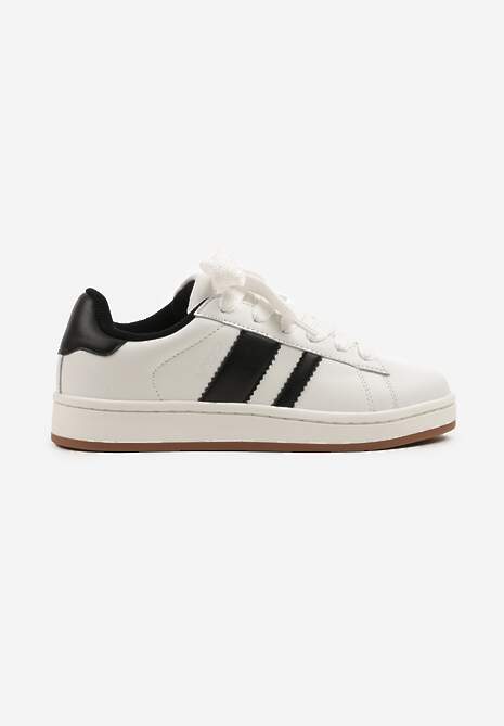 Sneakers Nevellise Alb cu negru 4