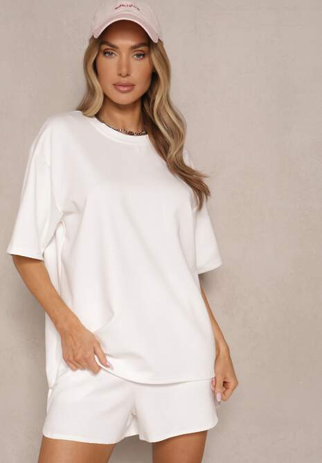 T-shirt Meronissea Alb 4