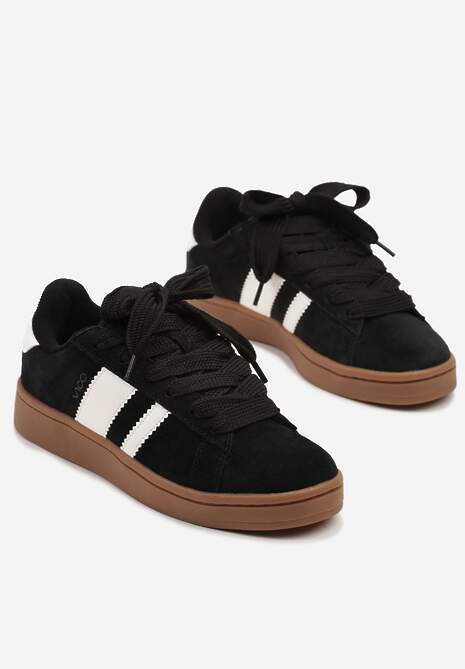 Sneakers Nevellise Negru cu alb 5