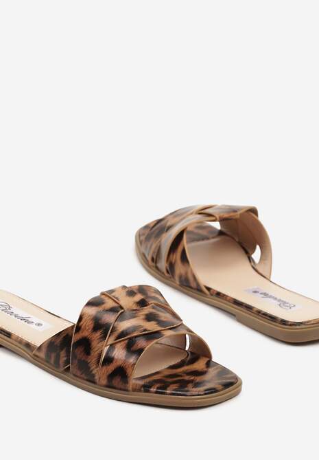 Papuci Tenoliea Imprimeu leopard 6