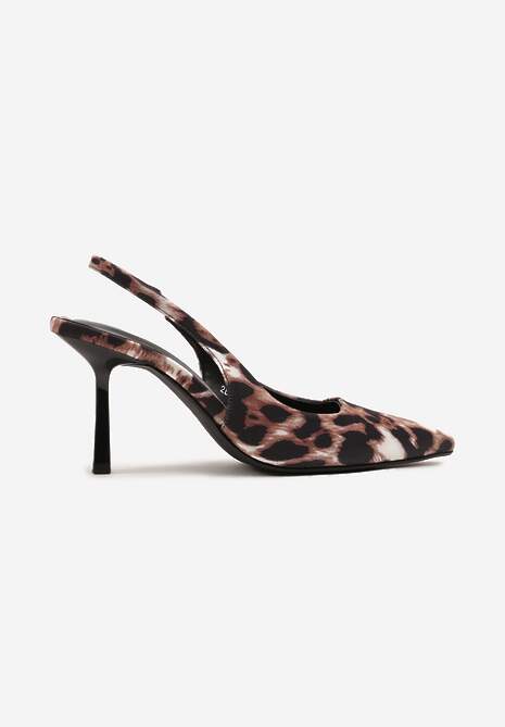 Pantofi cu toc Sopalinne Imprimeu leopard 4