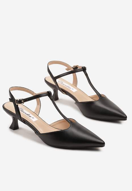Pantofi cu toc Peselle Negri 5