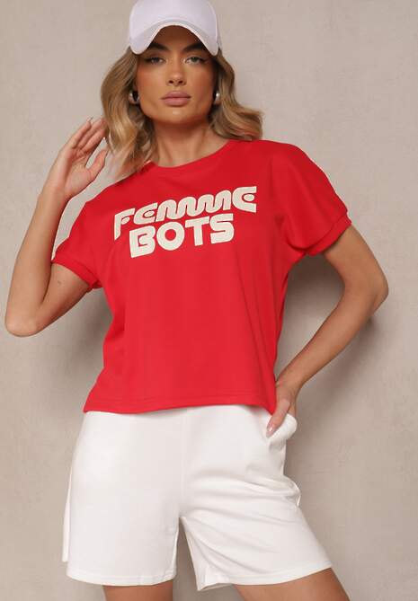 T-shirt Dezerine Roșu 4