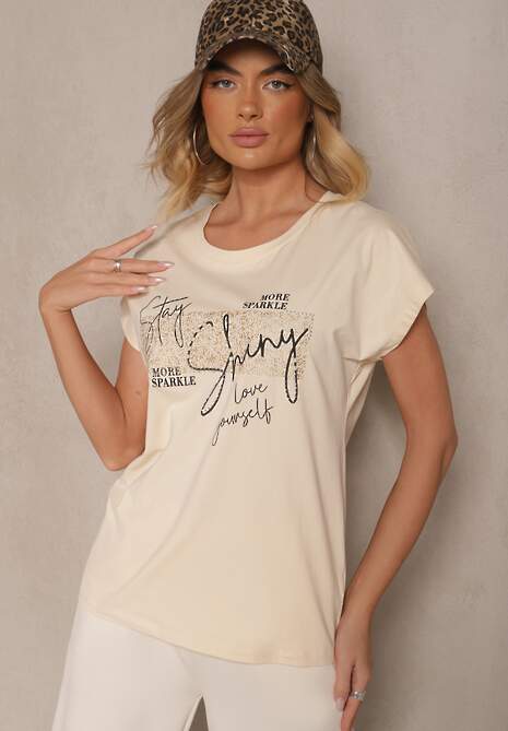 T-shirt Inellira Bej 4
