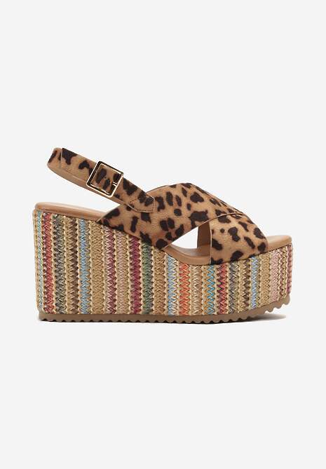 Sandale Meradrela Imprimeu leopard 4