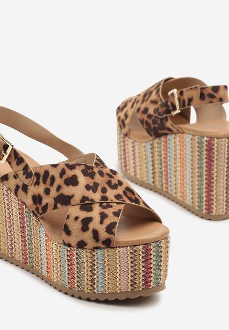 Sandale Meradrela Imprimeu leopard 6