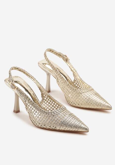 Pantofi stiletto Meranoria Aurii 5