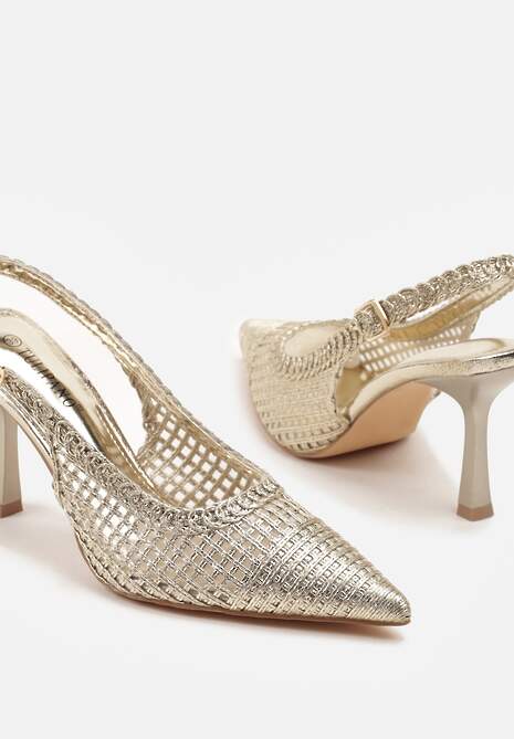 Pantofi stiletto Meranoria Aurii 6