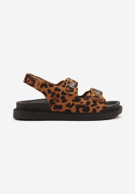 Sandale Marielidia Imprimeu leopard 4