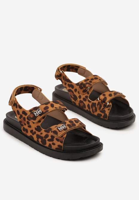 Sandale Marielidia Imprimeu leopard 5