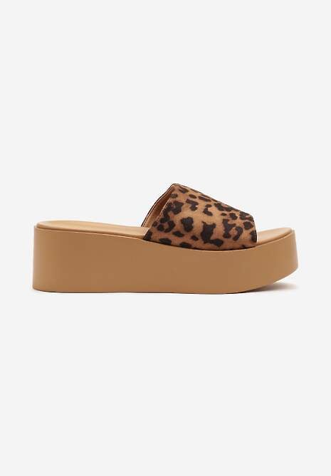 Papuci Astelli Imprimeu leopard 4