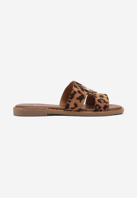 Papuci Redalana Imprimeu leopard 4