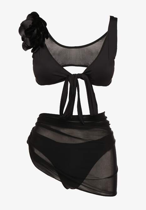 Costum de baie bikini Folissa Negru 5