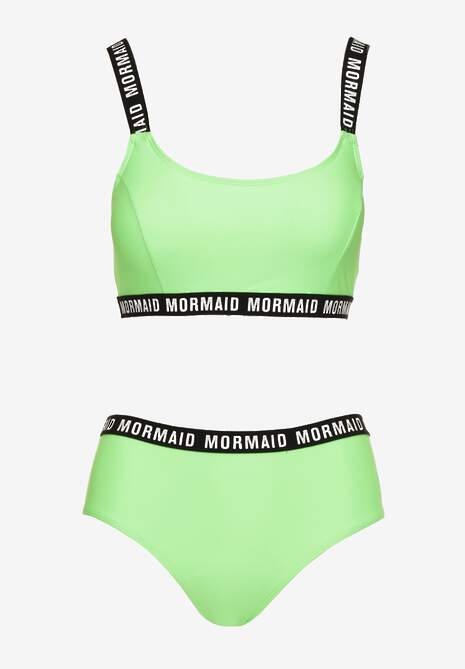 Costum de baie bikini Nevoneira Verde deschis 5