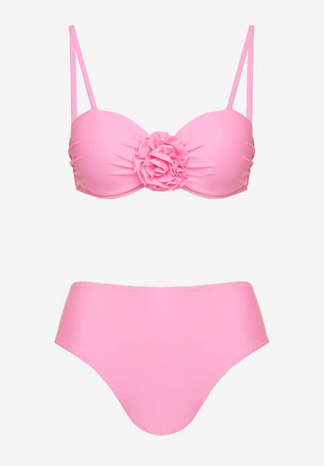 Costum de baie bikini Tenionea Roz deschis 5