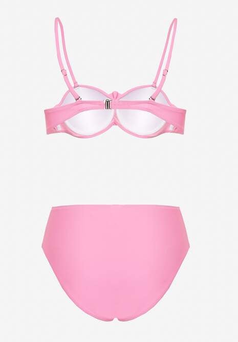 Costum de baie bikini Tenionea Roz deschis 6