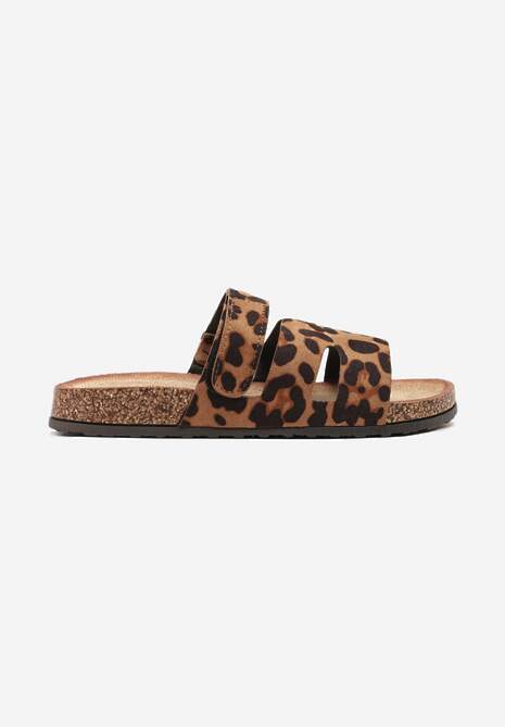 Papuci Galanela Imprimeu leopard 4