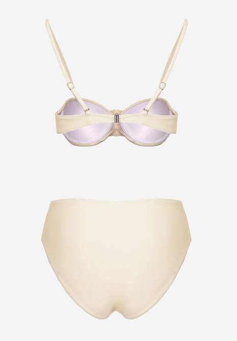 Costum de baie bikini Tenionea Bej 6