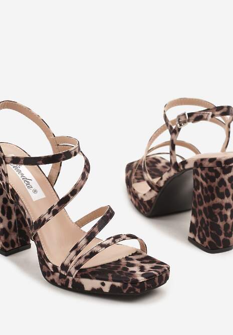 Sandale Demelle Imprimeu leopard 6