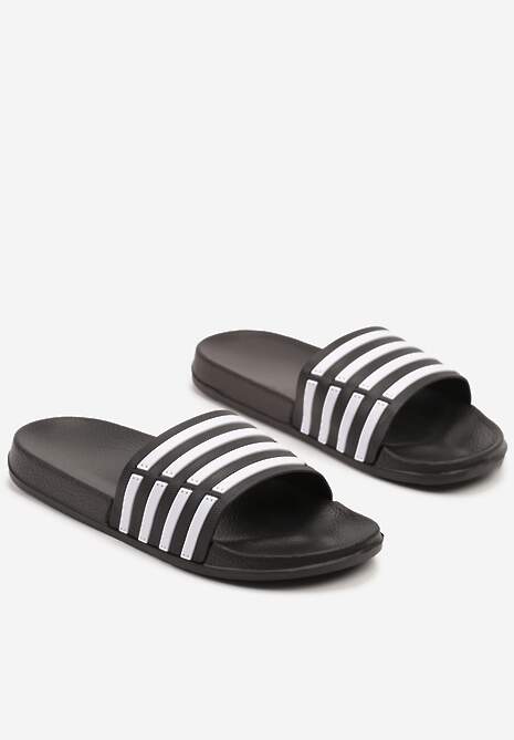 Papuci Zotellie Negru cu alb 5