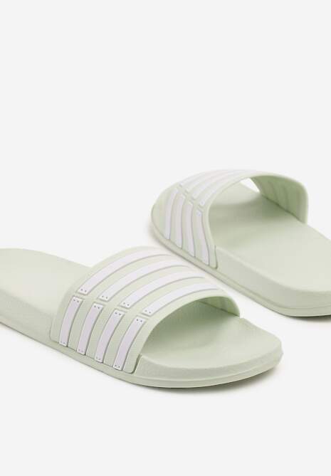 Papuci Zotellie Verde cu alb 6