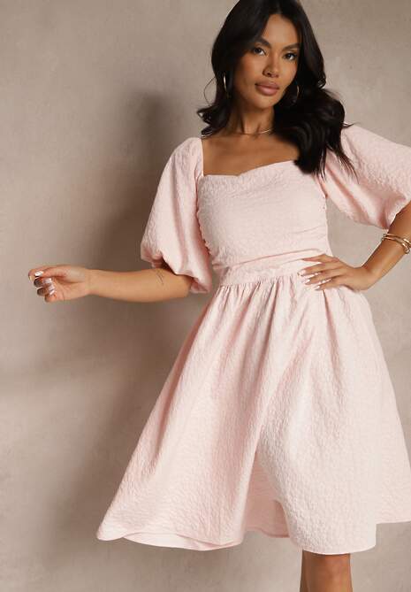 Rochie Mariwena Roz 4