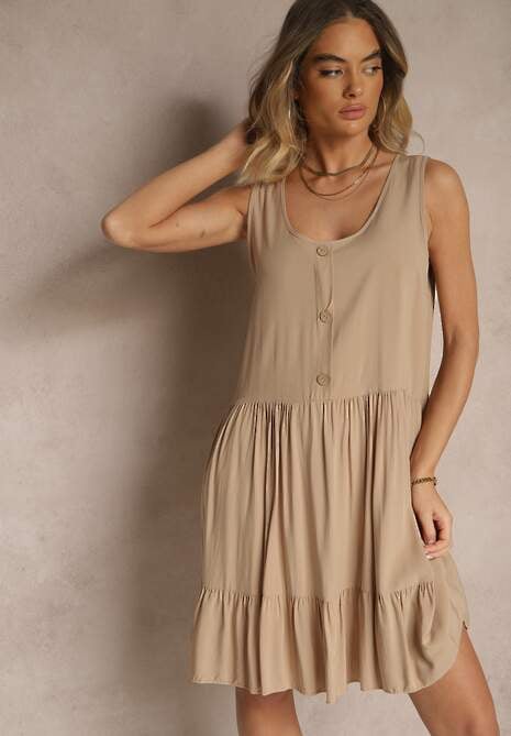 Rochie Iffanise Bej 4