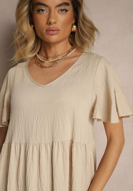 Rochie Natasella Bej deschis 5