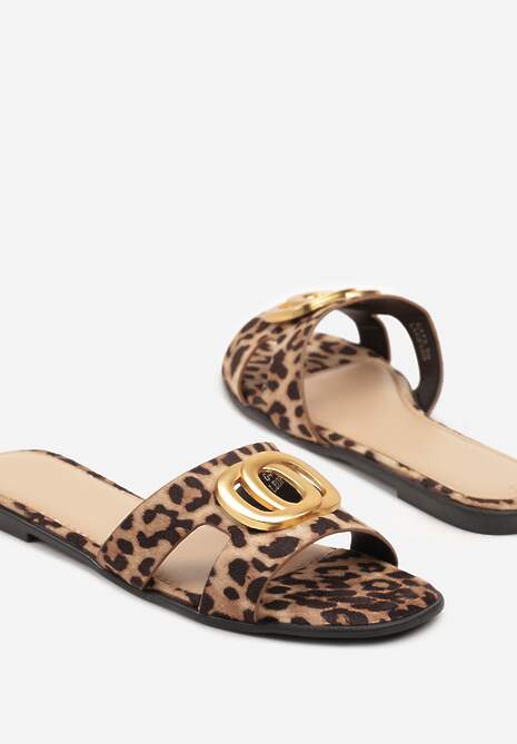 Papuci Felunira Imprimeu leopard 6
