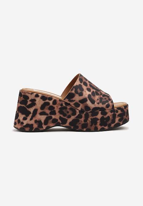 Papuci Uroselenia Imprimeu leopard 4