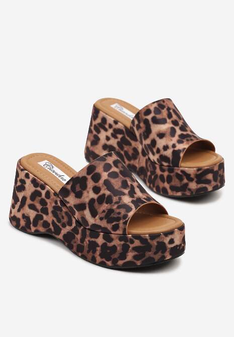 Papuci Uroselenia Imprimeu leopard 5