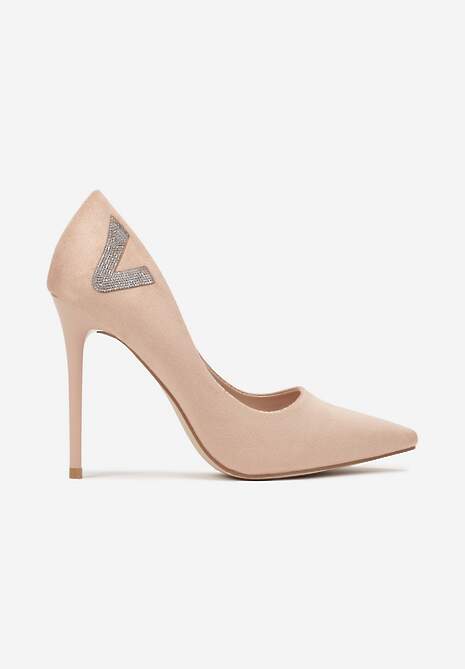 Pantofi stiletto Ulosinela Bej 4