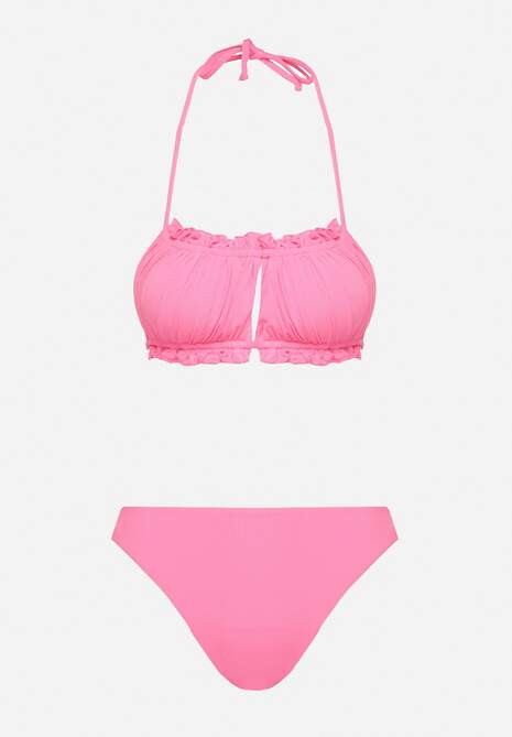 Costum de baie bikini Folinira Roz 5