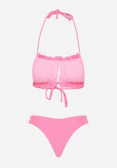 Costum de baie bikini Folinira Roz 6