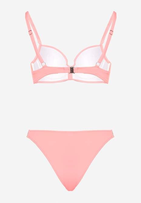 Costum de baie bikini Nateria Roz 6