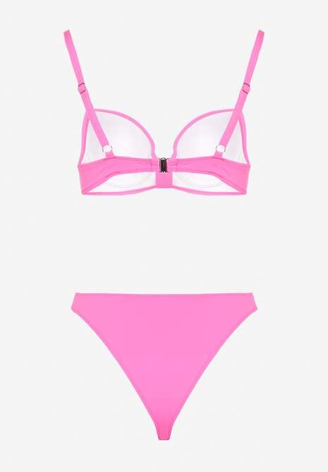 Costum de baie bikini Nateria Fucsia 6
