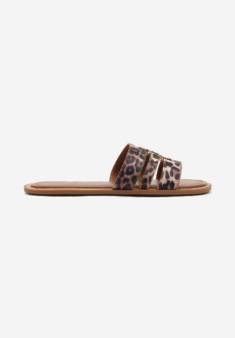 Papuci Ovivene Imprimeu leopard 4