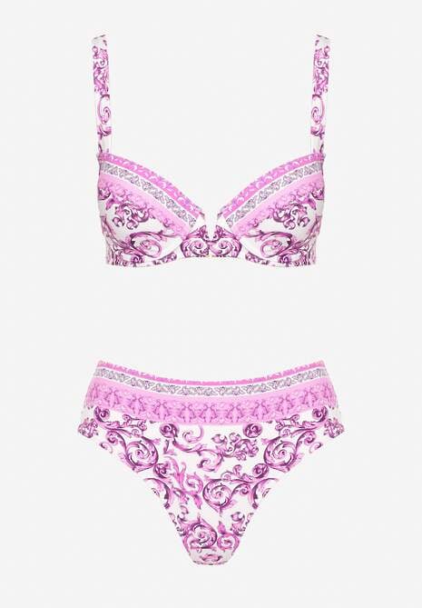Costum de baie bikini Mirulea Fucsia 5