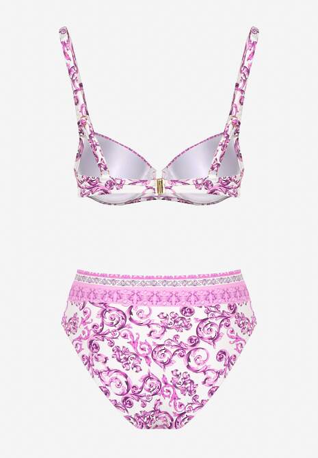 Costum de baie bikini Mirulea Fucsia 6
