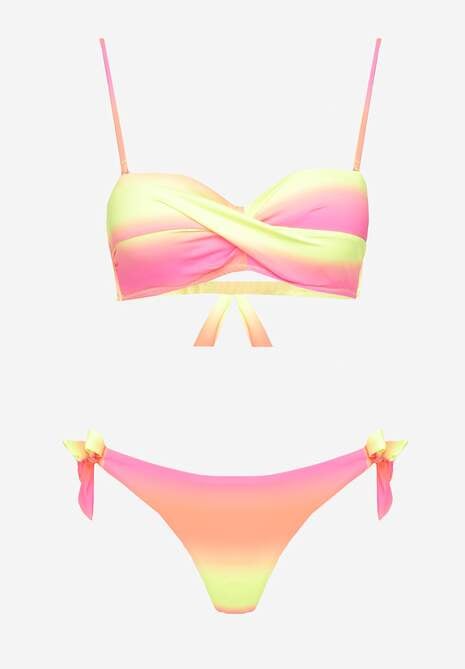 Costum de baie bikini Kinnira Fucsia 5