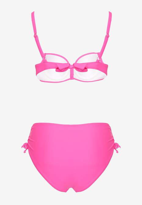 Costum de baie bikini Kinasara Fucsia 6