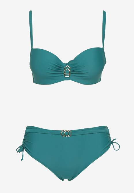 Costum de baie bikini Kinasara Verde închis 5