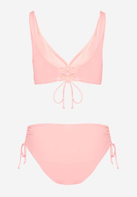 Costum de baie bikini Kinalisa Roz 6
