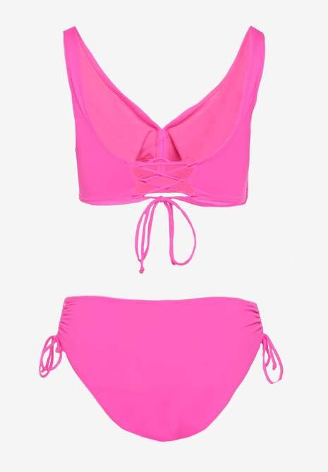 Costum de baie bikini Kinalisa Fucsia 6