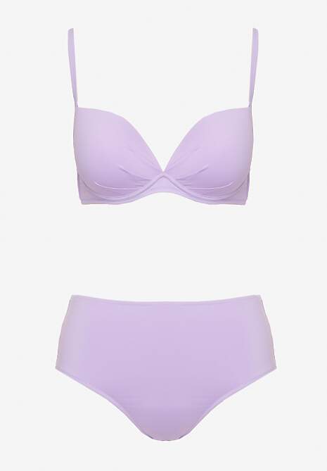 Costum de baie bikini Natonea Mov deschis 5