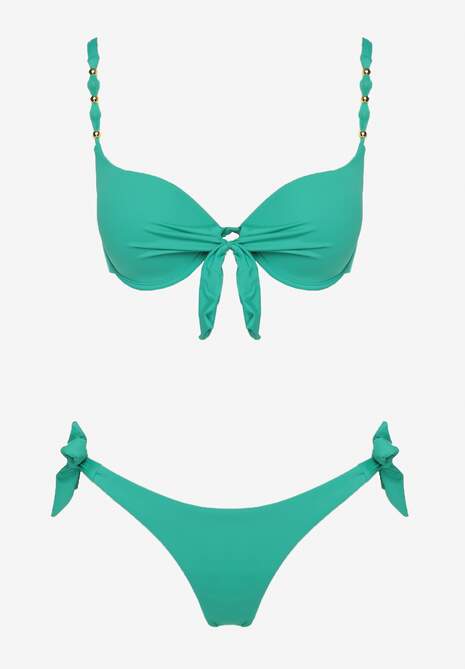 Costum de baie bikini Sadeenne Verde închis 5
