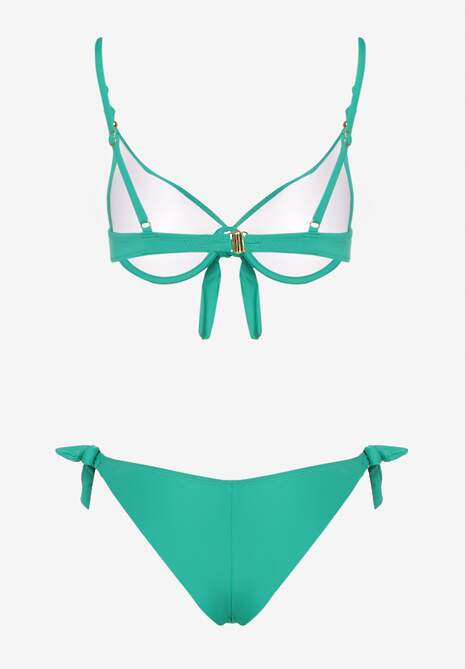 Costum de baie bikini Sadeenne Verde închis 6