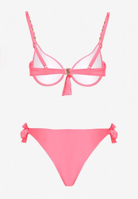 Costum de baie bikini Sadeenne Roz 6
