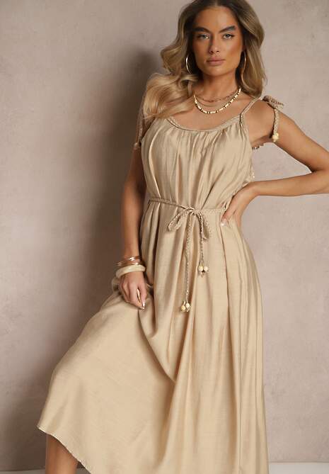Rochie Miratera Bej 4