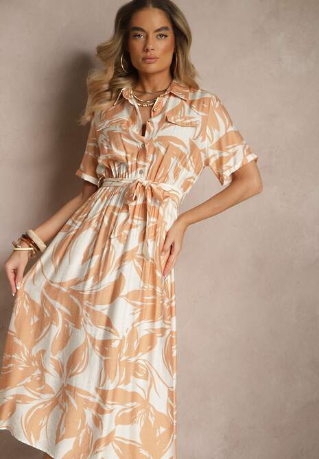 Rochie Ullosaria Bej 4